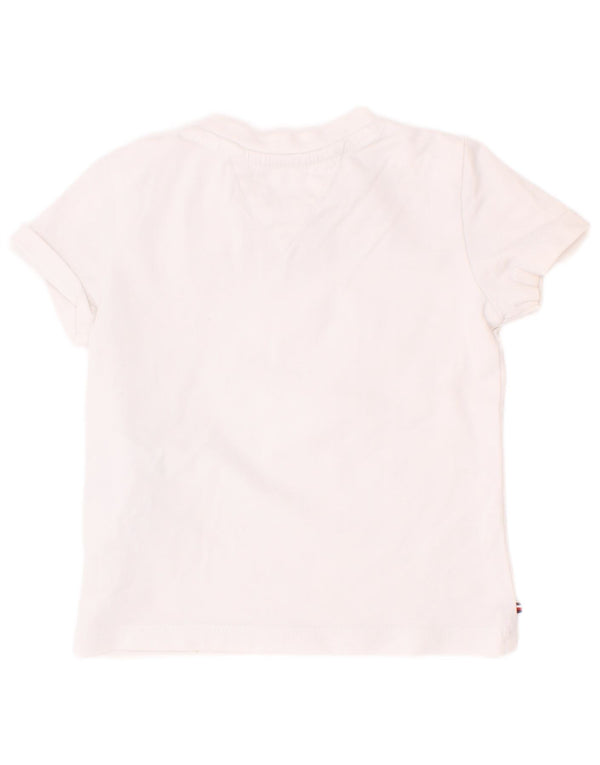 Tommy Hilfiger Baby Boys Grafisk T-Shirt Top 9-12 måneder Hvid Bomuld