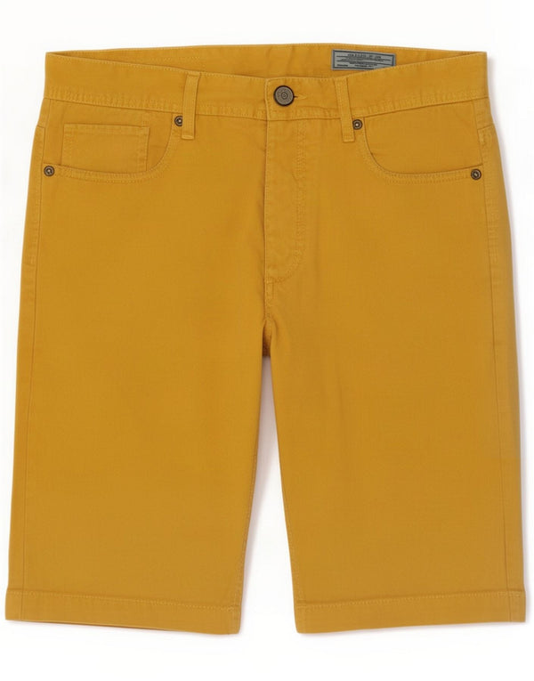 Jack & Jones Casual Shorts til mænd Small W29 Yellow Cotton
