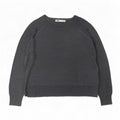 Zara Dame Oversized Bluse Top UK 10 Small Grå Flecked Viscose
