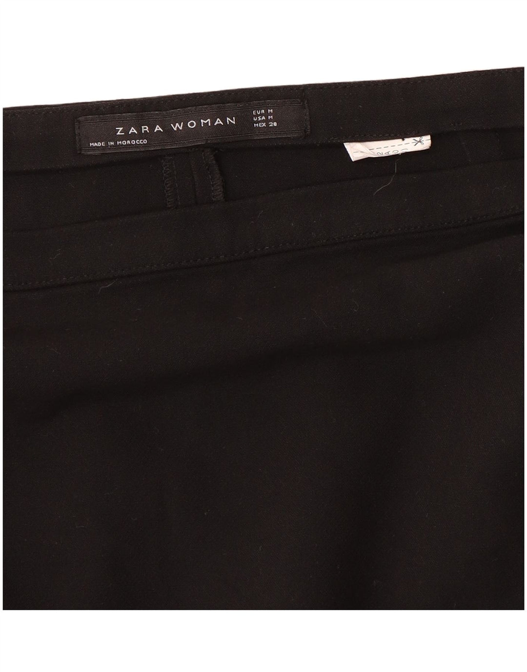 Zara trompetnederdel til kvinder Medium W30 Sort
