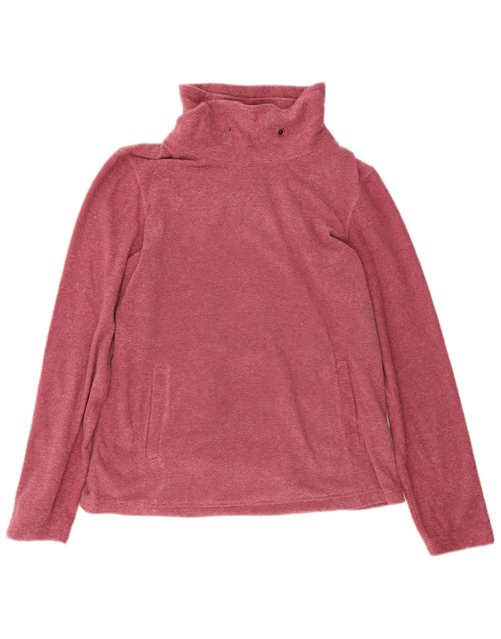 Mountain Warehouse Dame Sweatshirt Jumper UK 14 Large Pink Polyester