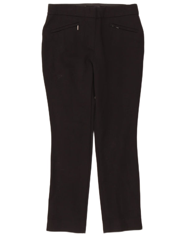 Marks & Spencer Dame Slim Casual Bukser UK 8 Small W28 L27 Sort