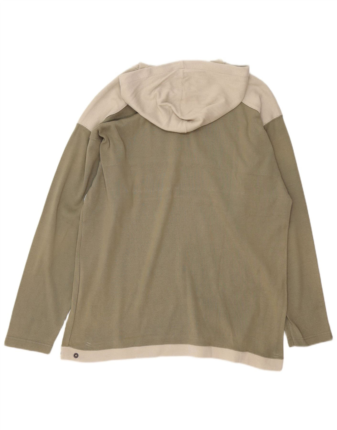 NORTH SAILS Herre Hooded Zip Neck Top Langærmet Medium Green Colourblock