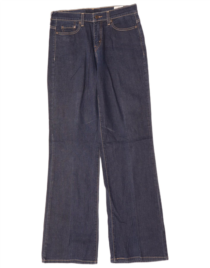 LEVI'S Dame Bootcut Jeans US 8 Medium W30 L33 Marineblå Bomuld