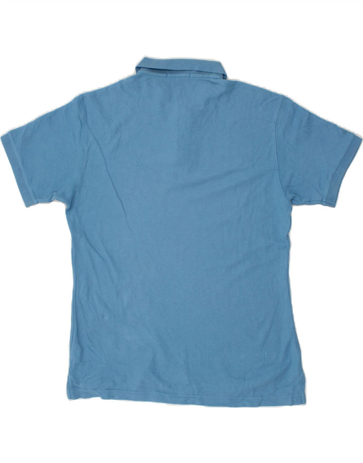 FILA Mens Polo Shirt IT 46 Small Blue Cotton Vintage Fila and Second-Hand Fila from Messina Hembry 