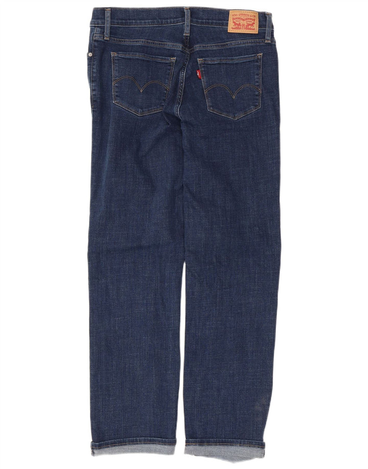 Levi's Dame 314 Shaping Straight Jeans W28 L27 Blå Bomuld