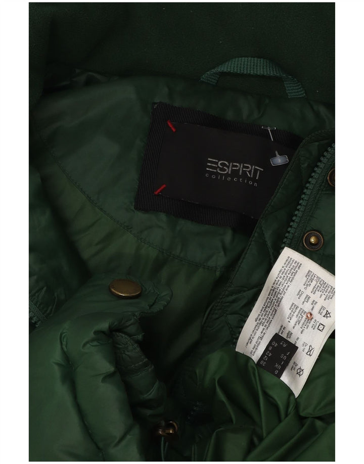 Esprit Dame Hættejakke UK 12 Medium Green