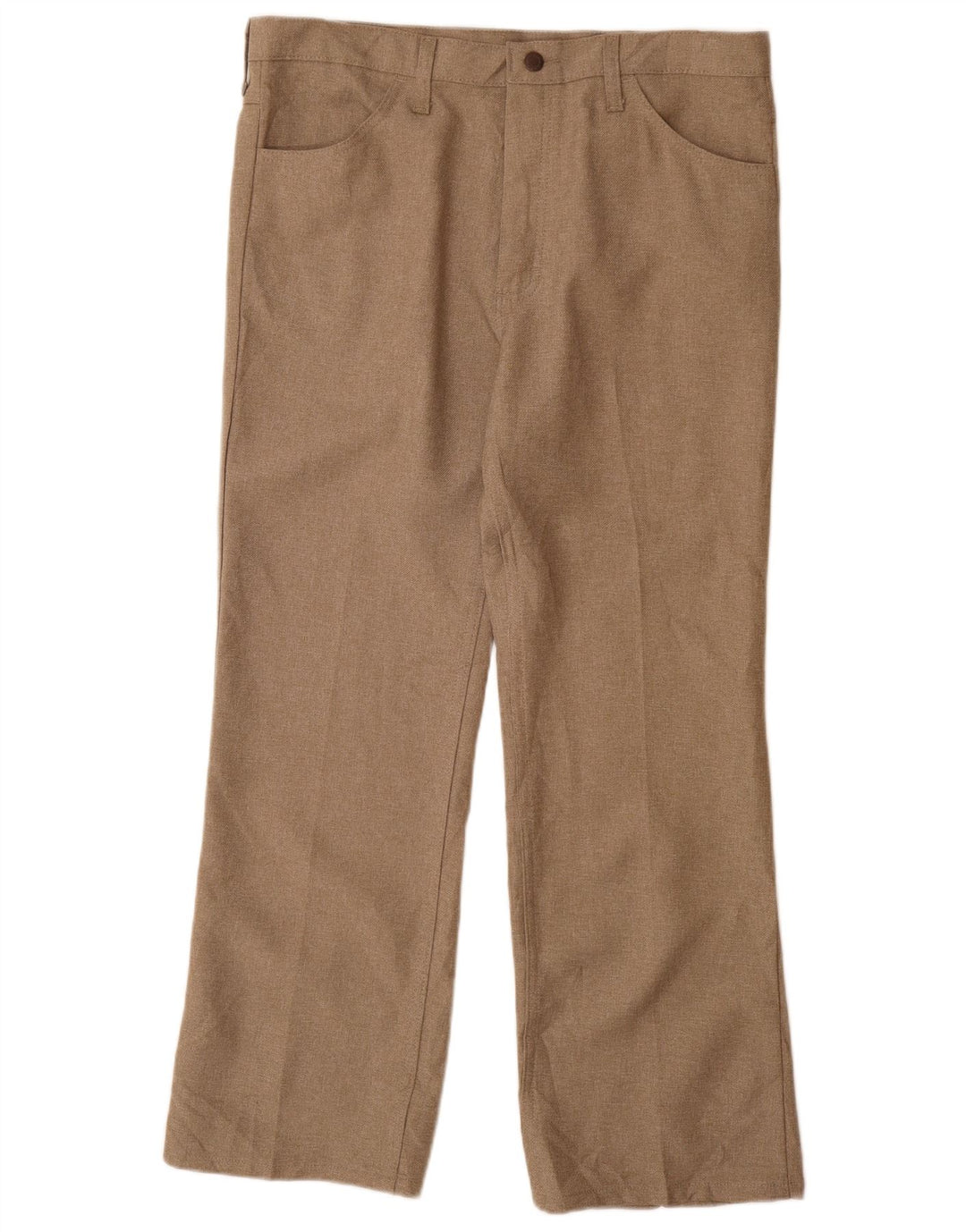 Wrangler Straight Casual Bukser til mænd W36 L29 Beige Polyester