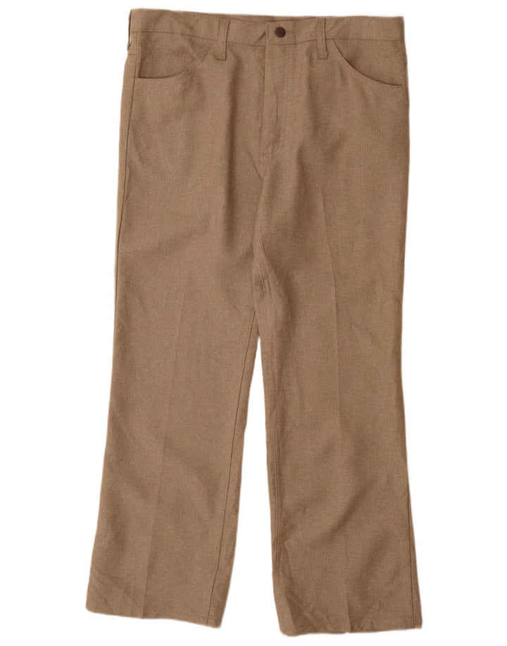 Wrangler Straight Casual Bukser til mænd W36 L29 Beige Polyester