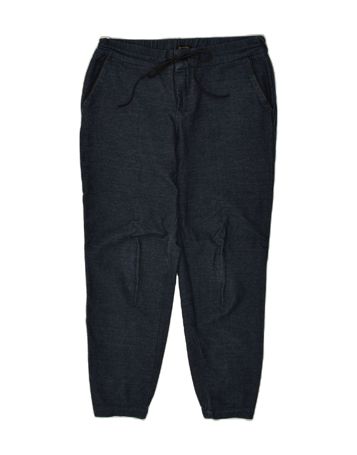MASSIMO DUTTI Womens Joggers Chino Trousers EU 40 Medium  W30 L27  Blue | Vintage Massimo Dutti | Thrift | Second-Hand Massimo Dutti | Used Clothing | Messina Hembry 