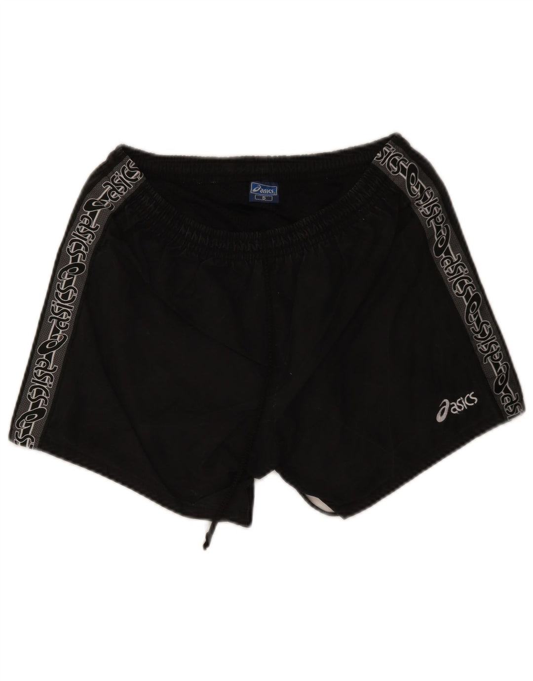 Asics Herre grafiske sportsshorts Lille sort polyester