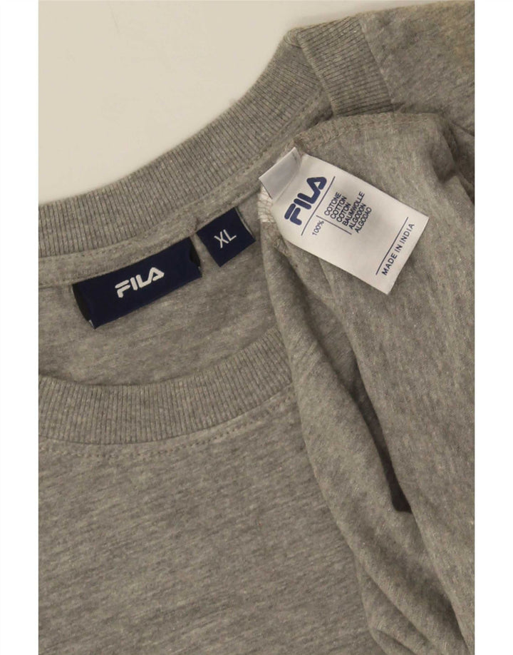 Fila Herrevest Top XL Grå Flecked Bomuld