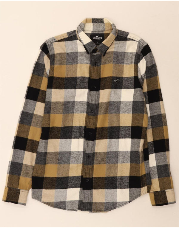 Hollister Mens Flannel Shirt Medium Multicoloured Check Cotton