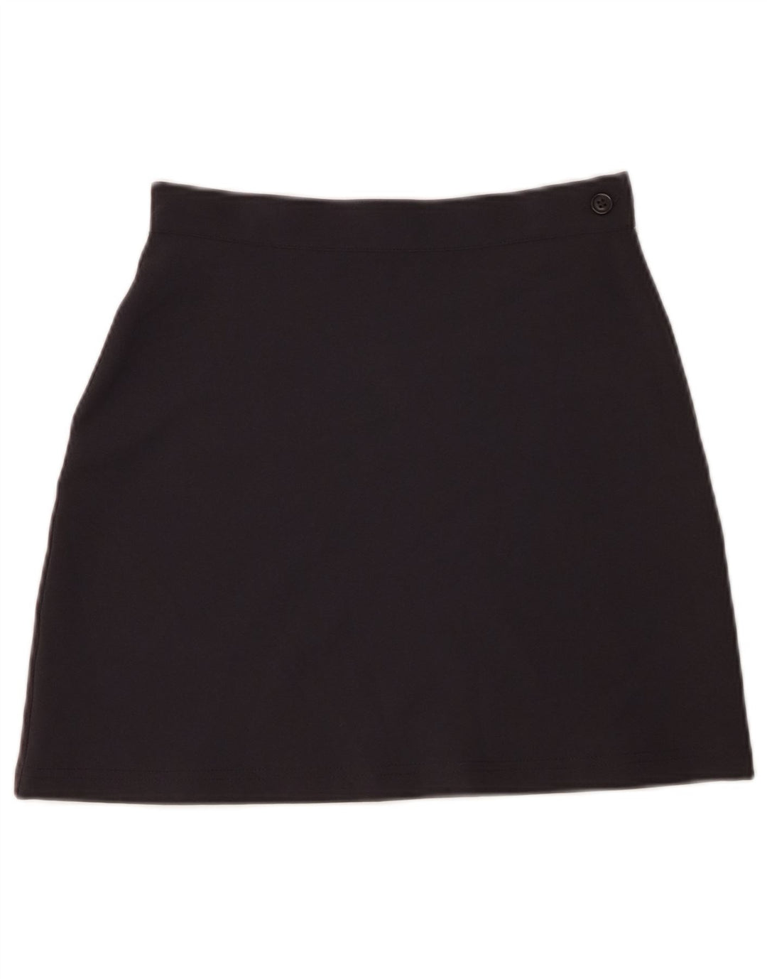 Benetton Dame Mini Nederdel IT 40 Small W26 Navy Blue Polyester