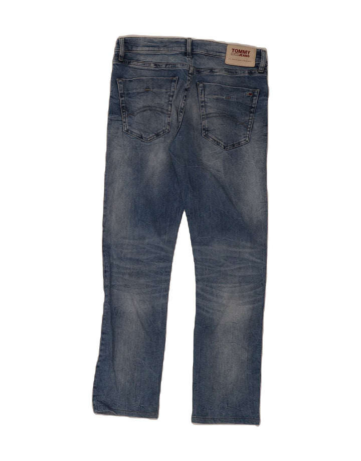 TOMMY HILFIGER Mens Slim Jeans W32 L29 Blue Vintage Tommy Hilfiger and Second-Hand Tommy Hilfiger from Messina Hembry 