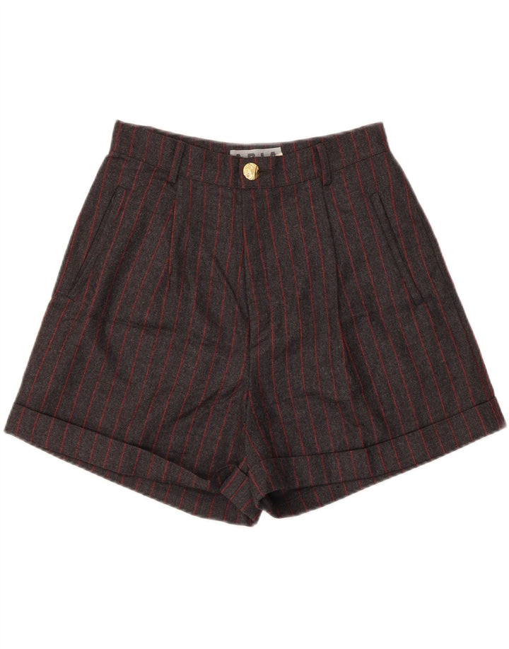 Aria Dame Dobbeltradet 2-delt sæt UK 14 Medium W26 Gråstribet uld