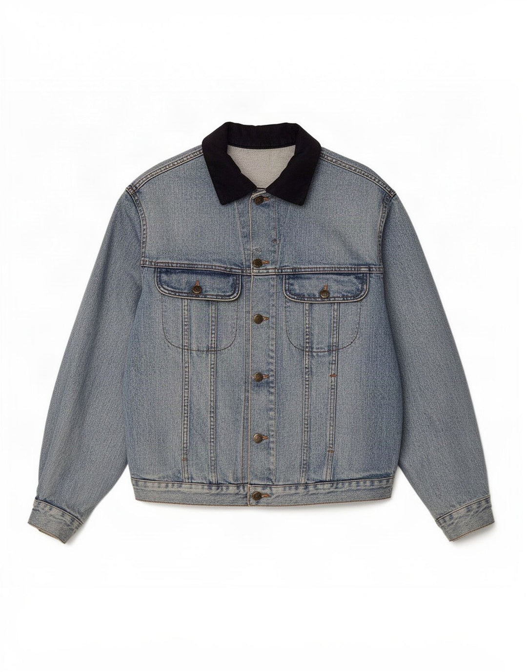 Vintage denimjakke til mænd UK 42 XL Blå