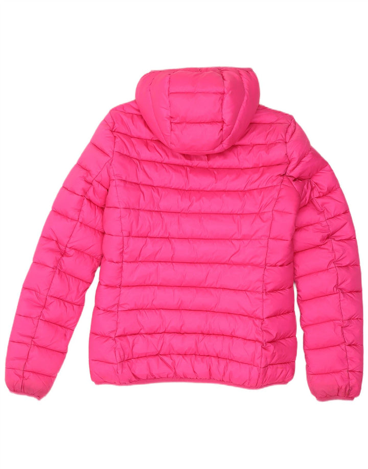 Lotto Dame Hætte Polstret Jakke UK 10 Lille Pink Polyester