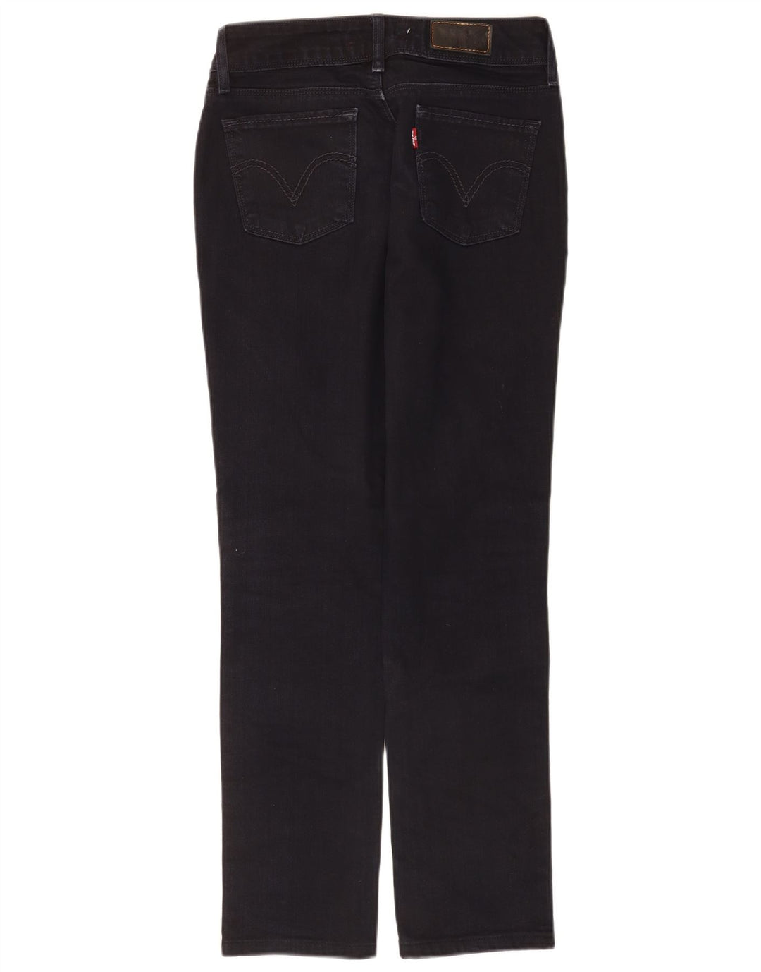 Levi's Dame 571 Slim Jeans W29 L30 Sort Bomuld