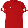 ADIDAS Herre Climalite T-Shirt Top Lille Rød Polyester