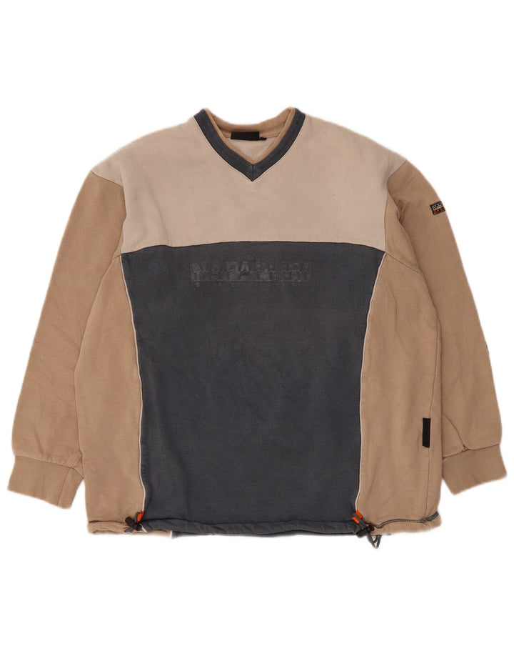 Napapijri Herre Grafisk Sweatshirt Jumper XS Flerfarvet Colourblock
