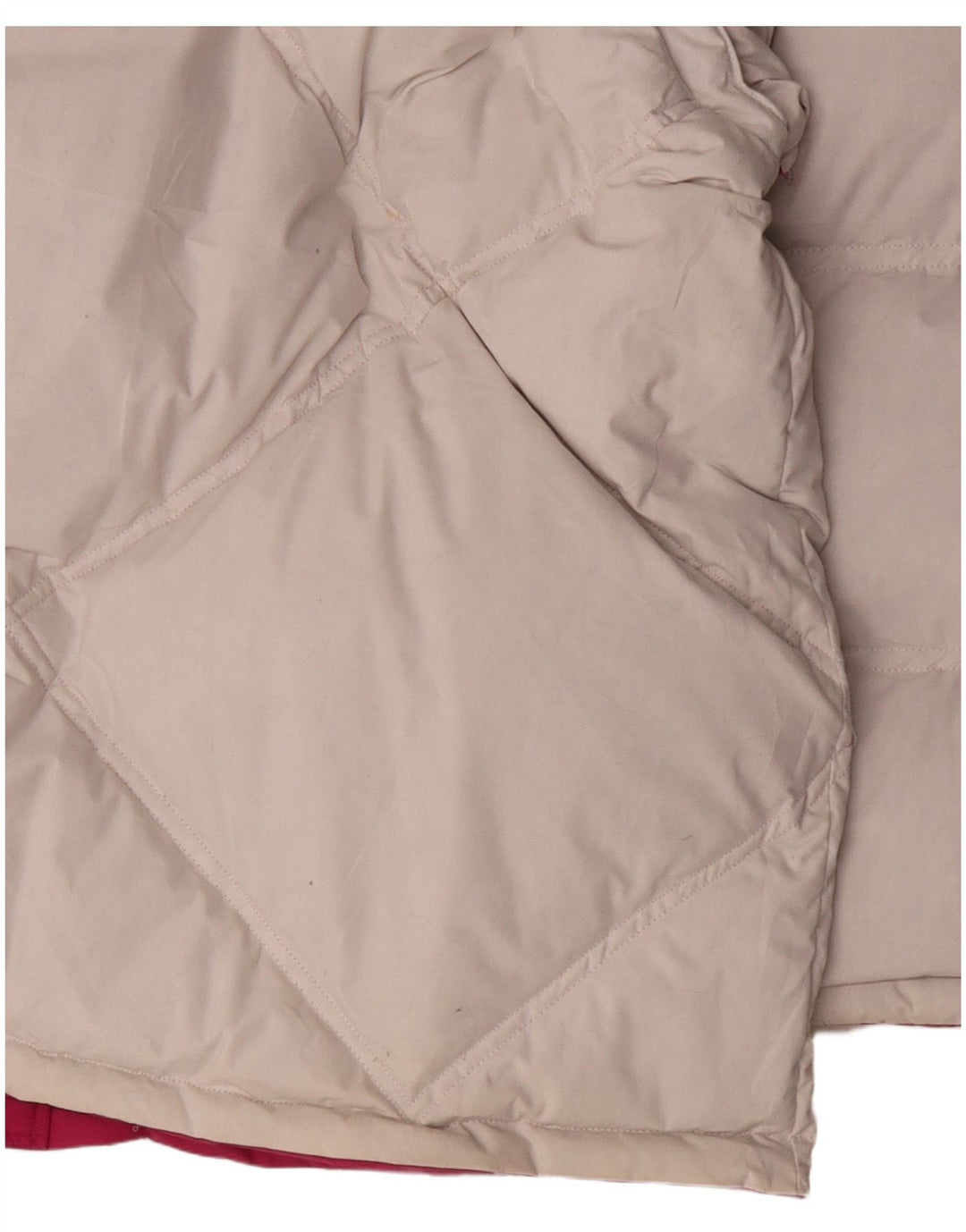 Diadora Herre Hætte Vendbar Polstret Jakke UK 40 Stor Pink Polyester