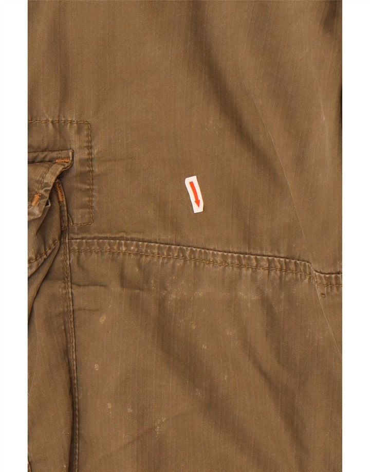 Marlboro Classics Herre Cargo Shorts W38 XL Khaki Bomuld