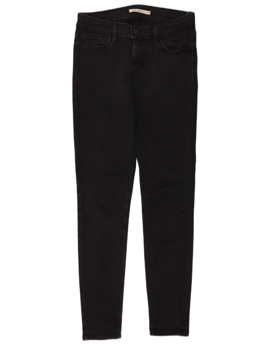 Levi's Womens 710 Super Skinny Jeans W29 L28 Sort