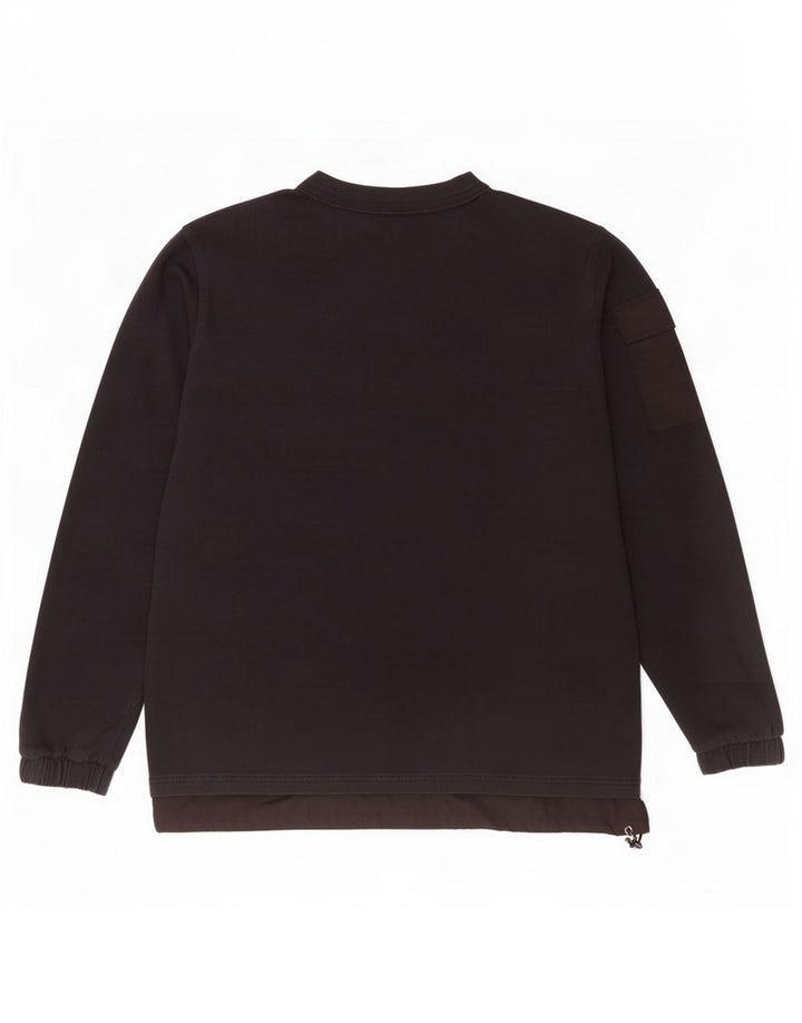 Fila Herre Sweatshirt Jumper Medium Sort Bomuld