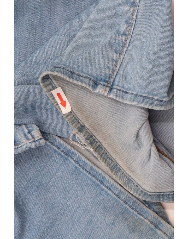 Hollister Dame Flared Jeans W27 L34 Blå Bomuld