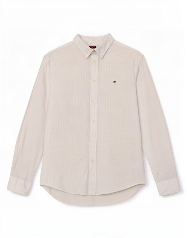 Tommy Hilfiger Herreskjorte Medium Blue Spotted Bomuld