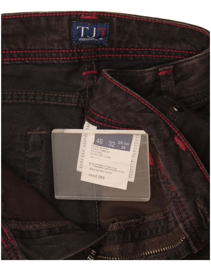 Trussardi Dame Slim Jeans W30 L33 Brun Bomuld