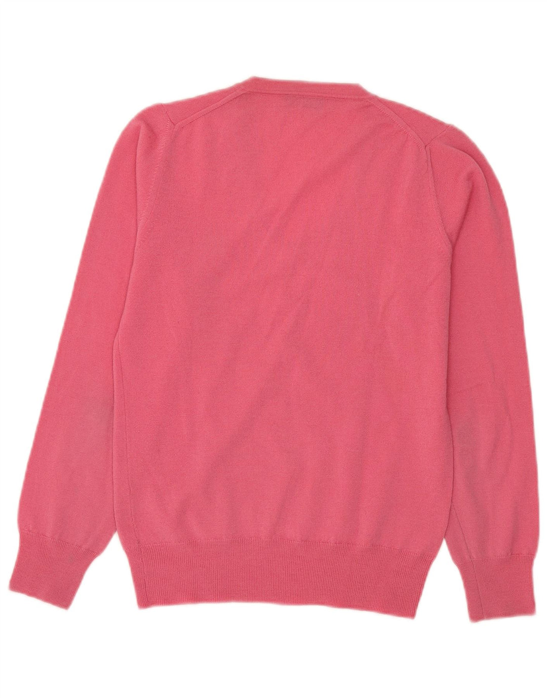 Fred Perry Dame V-hals sweater UK 12 Medium Pink