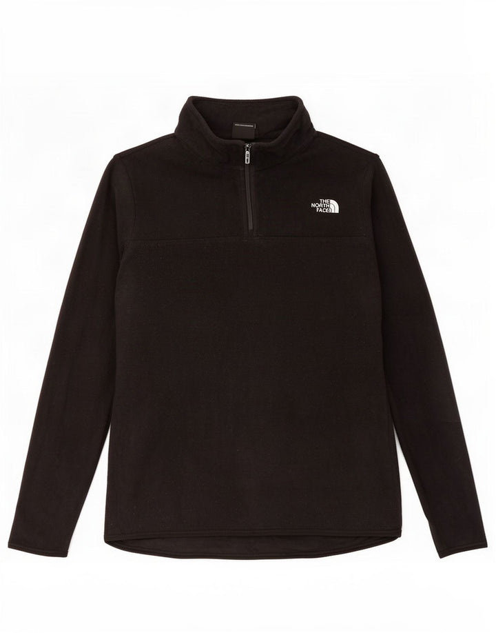 The North Face Fleece Jumper med lynlås til kvinder UK 10 Lille sort polyester