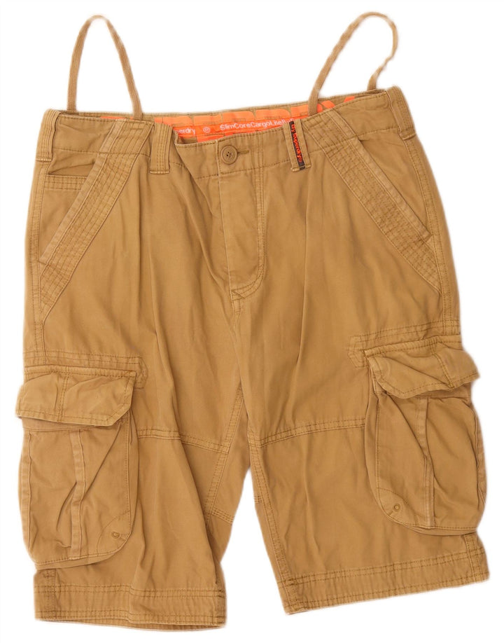 Superdry Herre Cargo Shorts Medium W30 Beige Bomuld