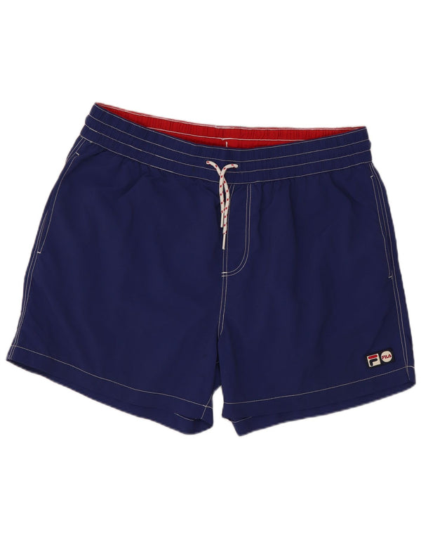 FILA Badeshorts til mænd store marineblå nylon