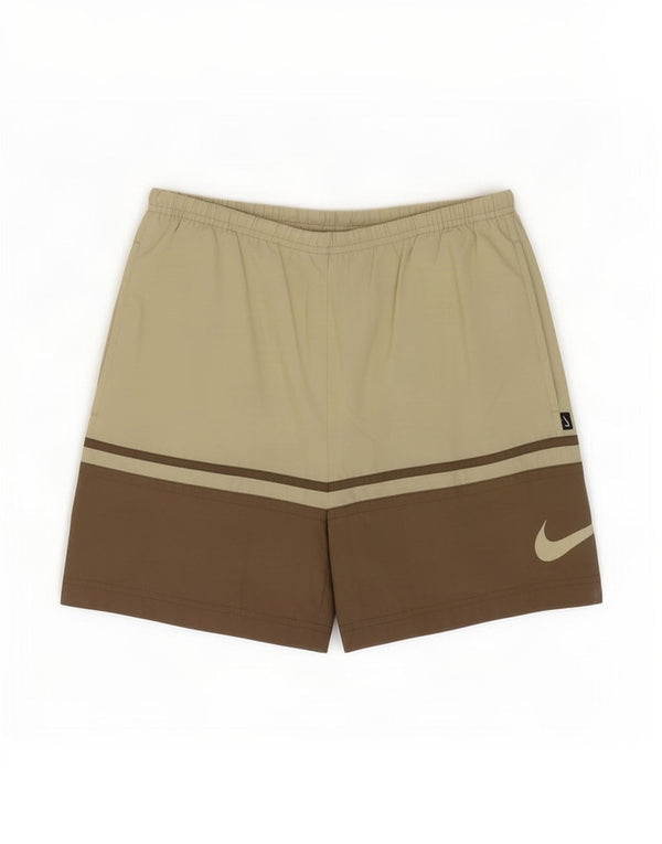 Nike drenge grafiske sportsshorts 12-13 år Large Khaki Colourblock