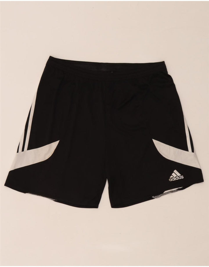 Adidas Herre Climalite Sportshorts Large Black Colourblock Polyester