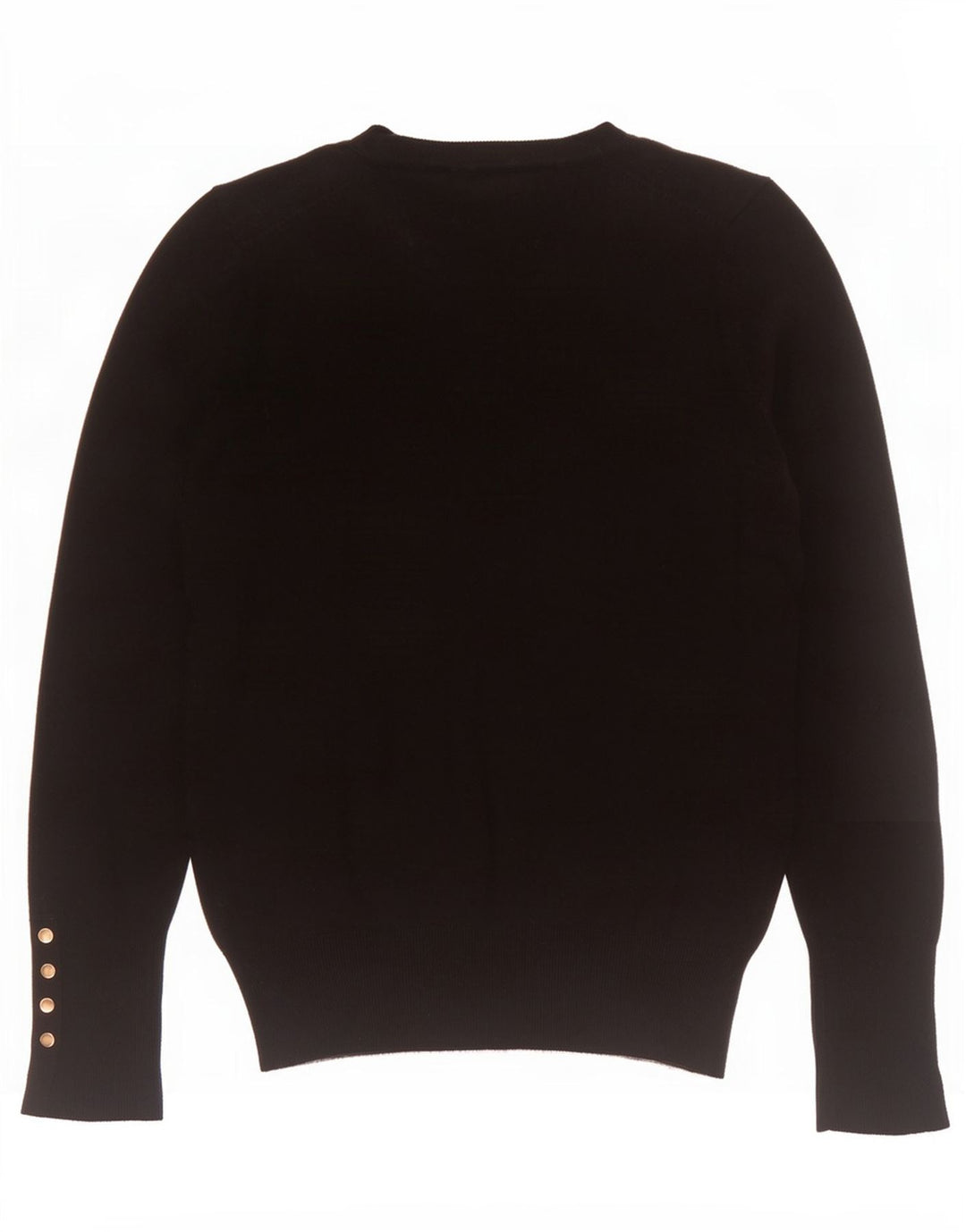 Zara Dame Boat Neck Jumper Sweater UK 8 Small Black