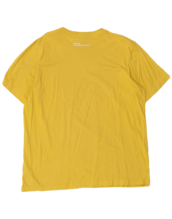Timberland Herre Earthkeepers Regular Fit Grafisk T-Shirt Top XL Gul