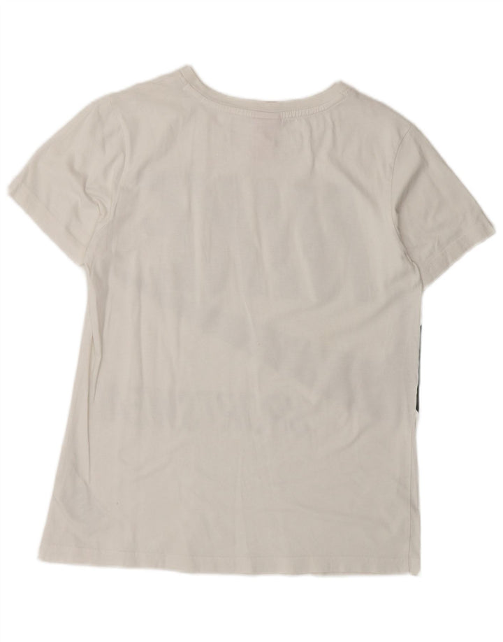 NIKE Grafisk T-shirt top til mænd, lille hvid bomuld