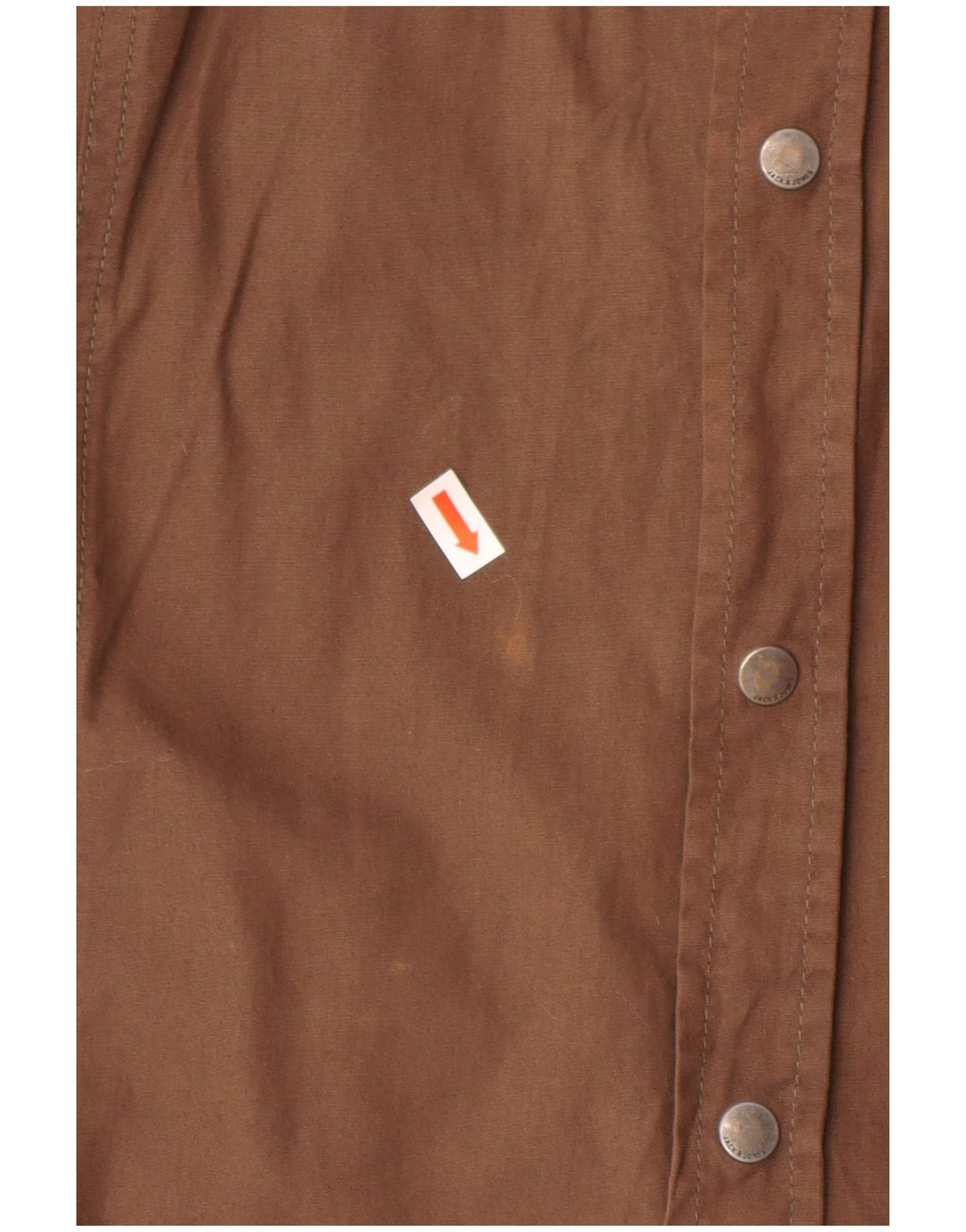 Jack & Jones Herre grafisk skjorte Stor brun bomuld