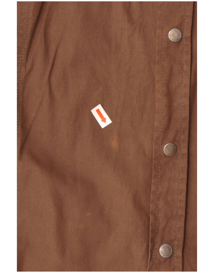 Jack & Jones Herre grafisk skjorte Stor brun bomuld