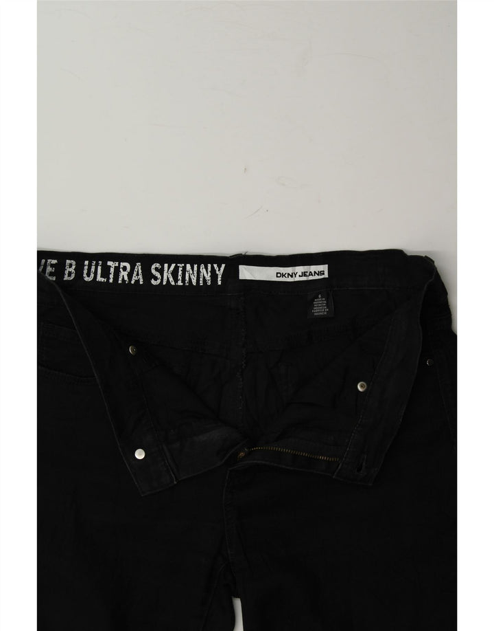 DKNY Womens Skinny Jeans US 6 Medium W30 L30 Black Cotton Vintage Dkny and Second-Hand Dkny from Messina Hembry 