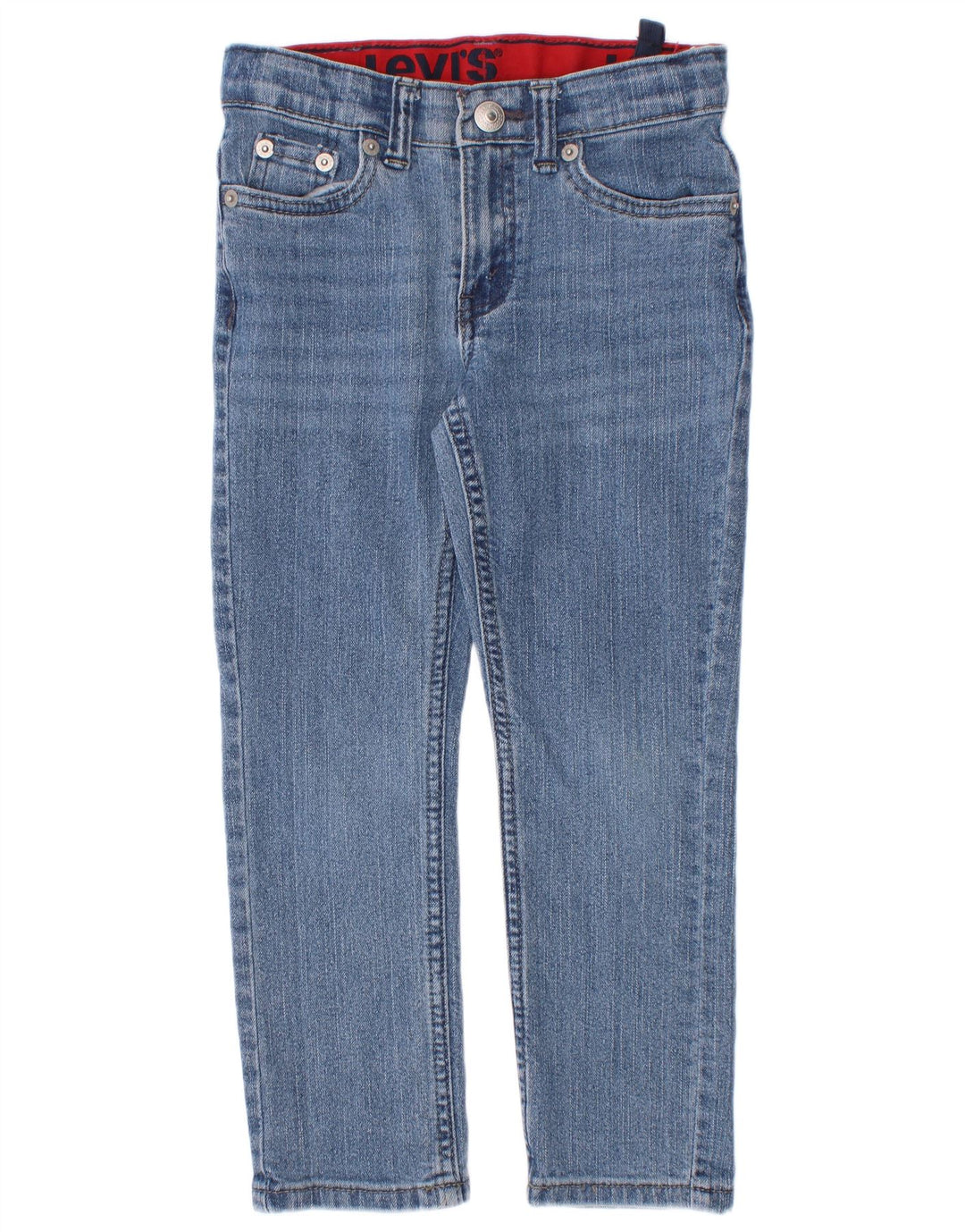 Levi's Boys 511 Slim Jeans 4-5 år W22 L18 Blå Bomuld
