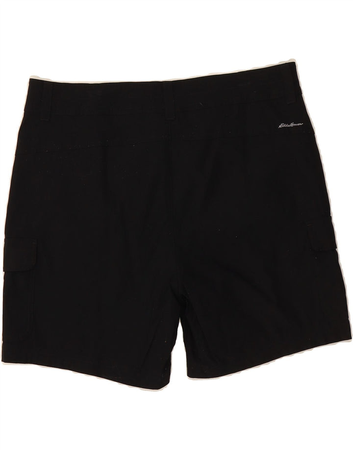 EDDIE BAUER Womens Cargo Shorts US 14 XL W34  Black Nylon Vintage Eddie Bauer and Second-Hand Eddie Bauer from Messina Hembry 