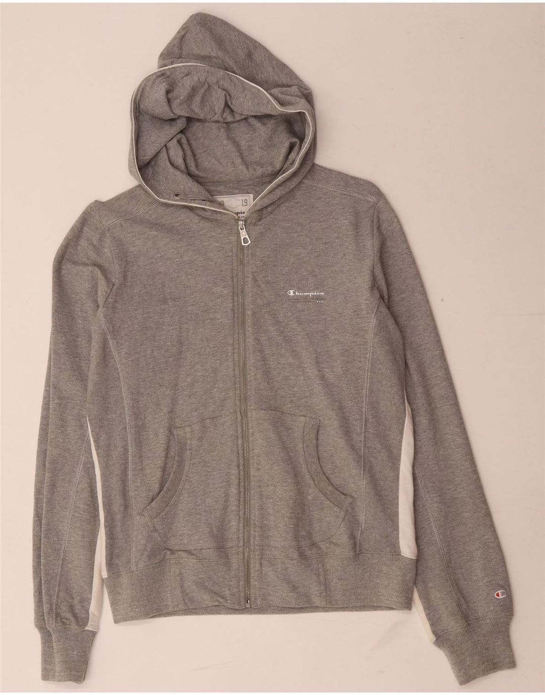 Champion Womens Heritage Classics Hættetrøje med lynlås UK 14 Medium Grey
