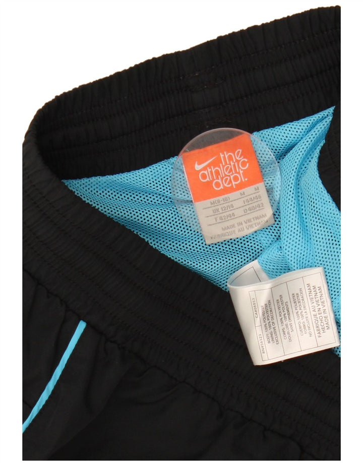 NIKE Bermuda sportsshorts til kvinder UK 12/14 medium sort polyester