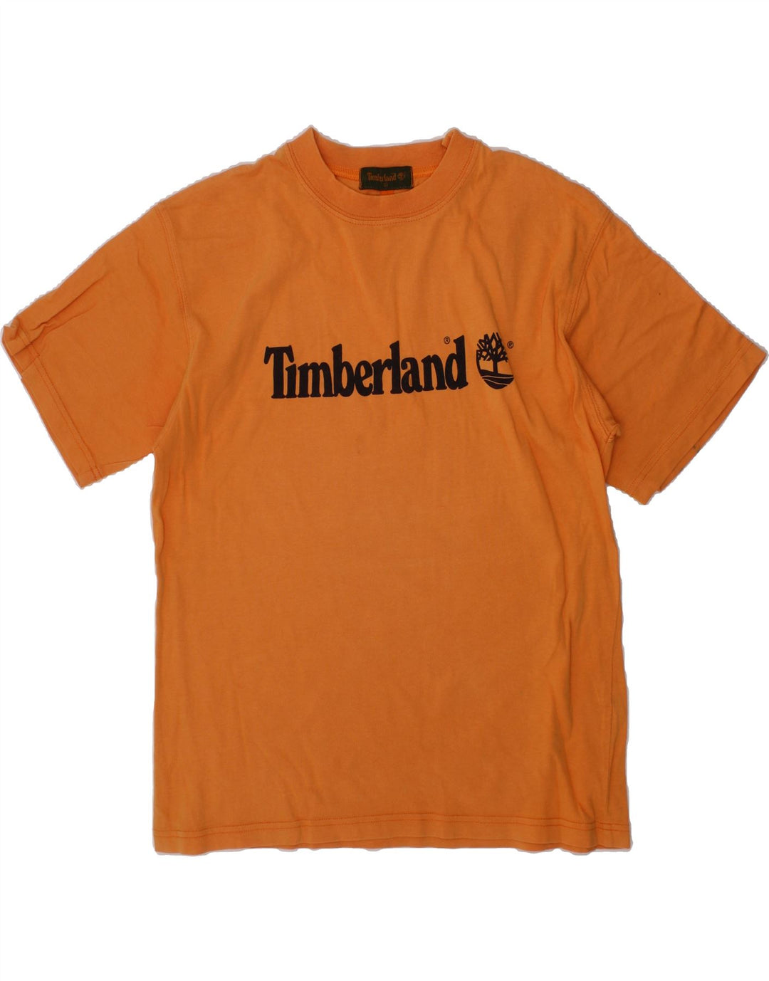 TIMBERLAND Boys Graphic T-Shirt Top 9-10 Years Orange Vintage Timberland and Second-Hand Timberland from Messina Hembry 