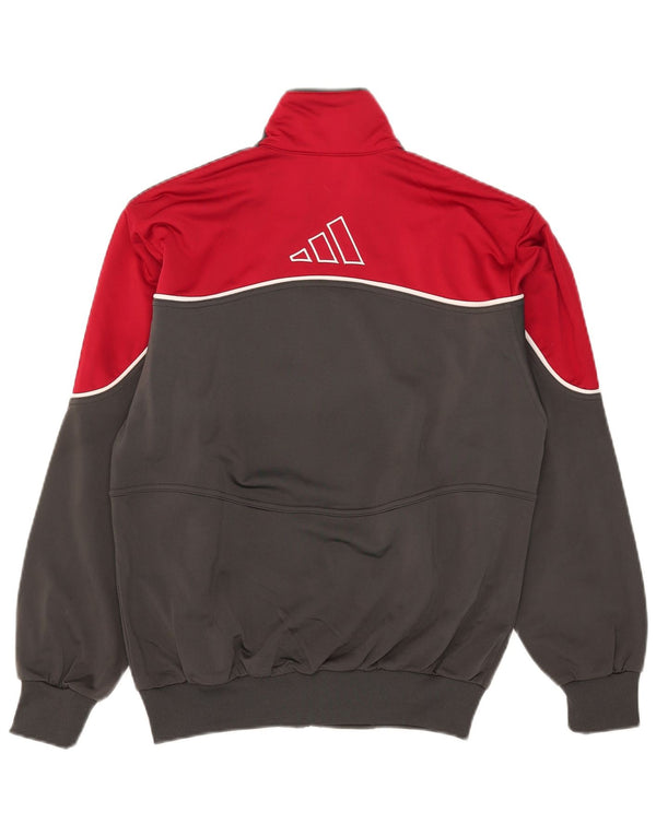Adidas drenge grafisk træningsdragt topjakke 13-14 år Grå Colourblock